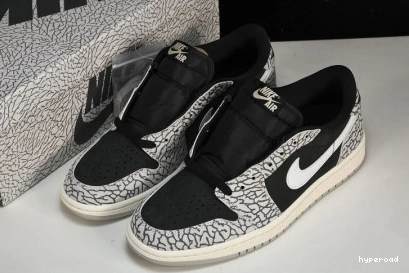 Hyperoad Cement 1 Jordan Low Retro Black OG 0726